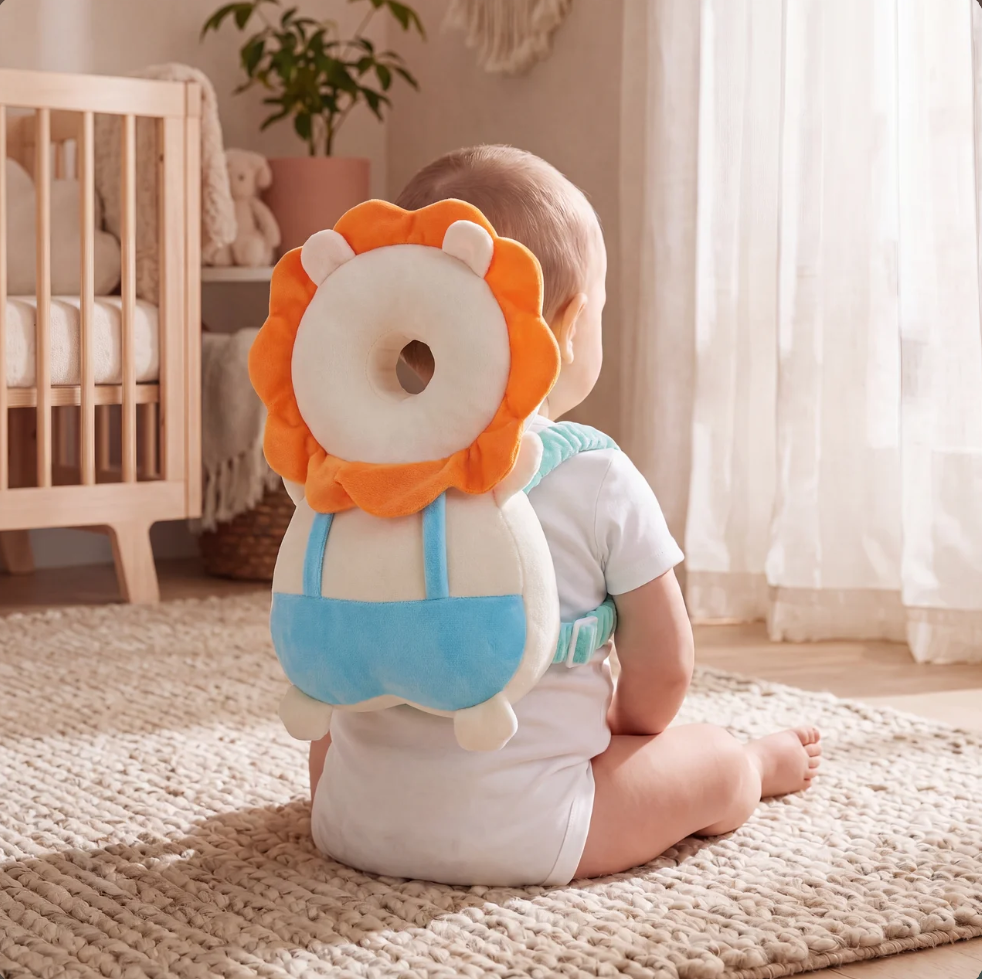 1-3T Toddler Baby Head Protector Safety Pad Cushion Back Prevent Injured Angel Bee Cartoon Security Pillows Protective Headgear