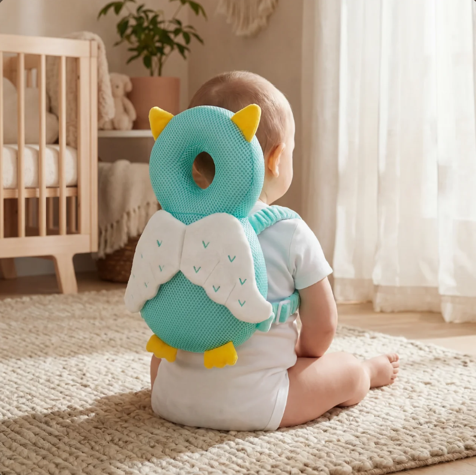 1-3T Toddler Baby Head Protector Safety Pad Cushion Back Prevent Injured Angel Bee Cartoon Security Pillows Protective Headgear